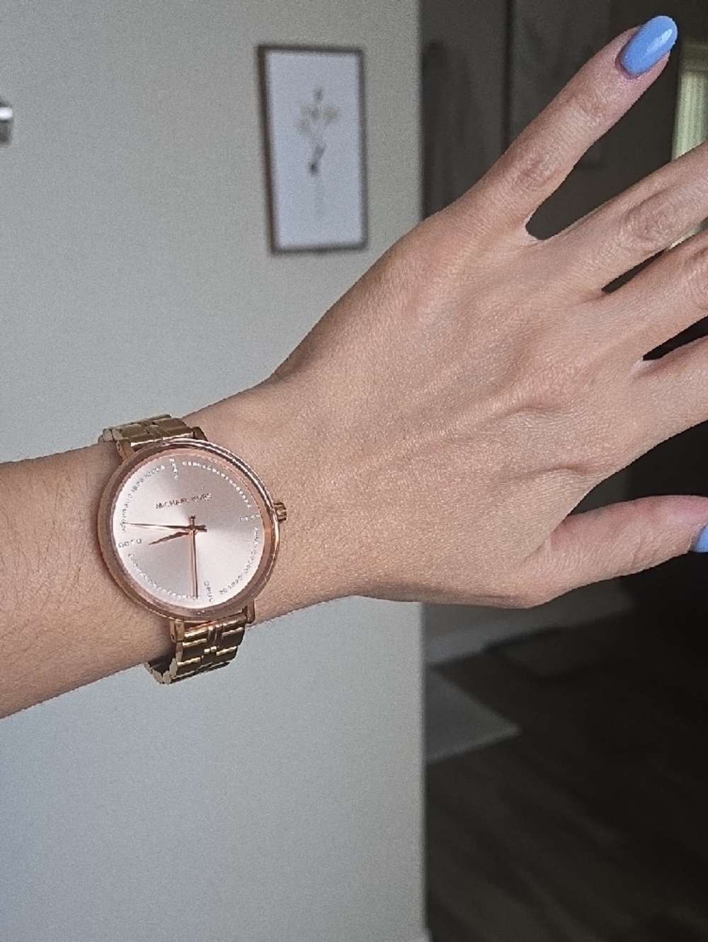 Michael Kors Rose Gold Tone Round Dial Bracelet Watch, Has Box & Extra Links - Picture 8 of 10